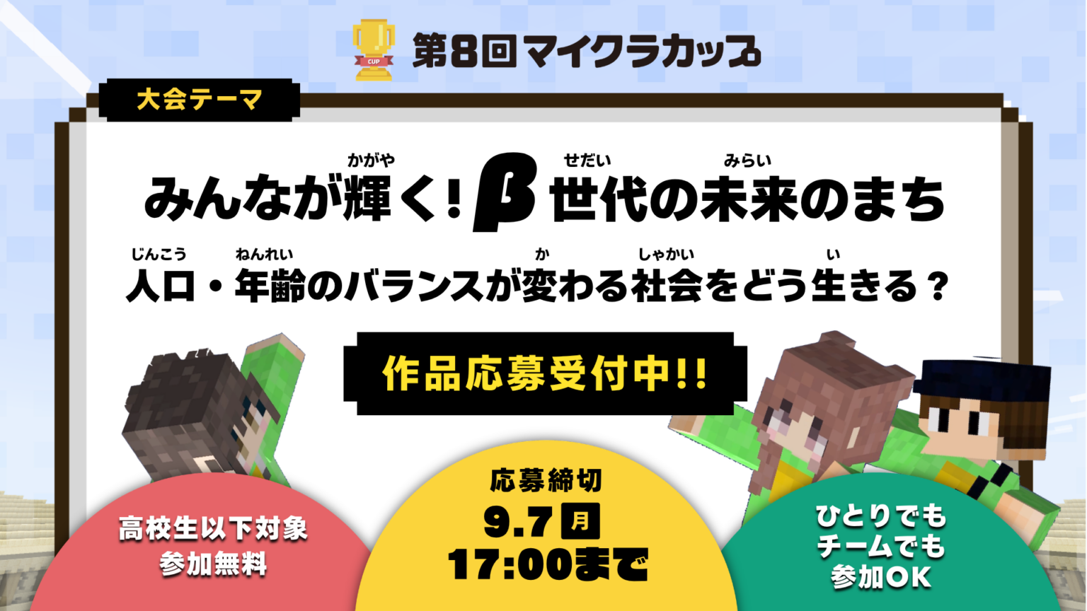マイクラカップ最大の壁!?「ベータ世代の未来」と格闘中